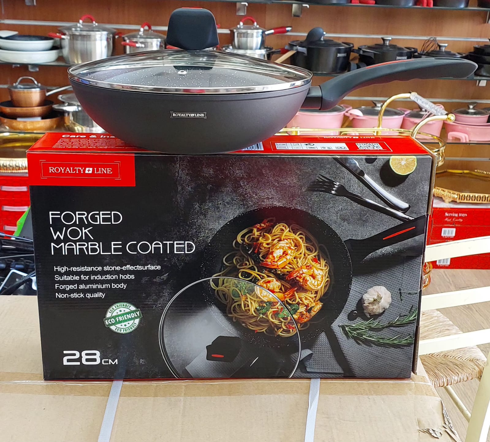 Wok + Couvercle 28cm RL