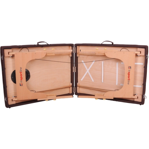 Mobilus medinis masažo stalas 2 dalių inSPORTline Taisage