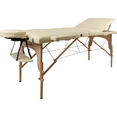 Mobilus medinis masažo stalas 3 dalių inSPORTline Japane (Brown)