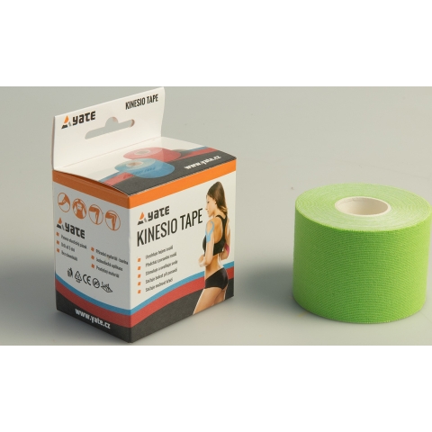 Kineziologinis teipas Yate žalias, (5x500cm)
