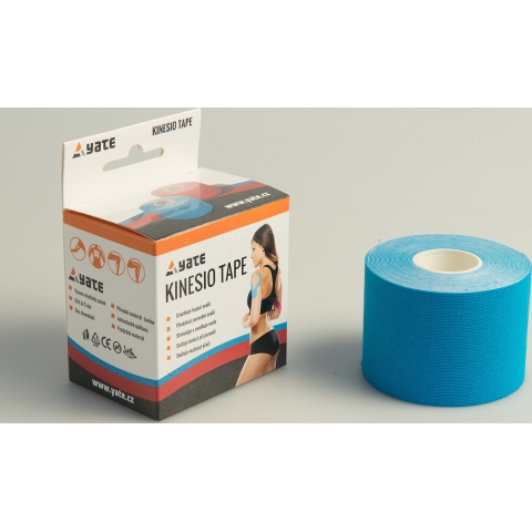 Kineziologinis teipas Yate mėlynas, (5x500cm)