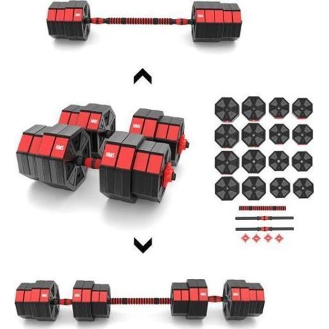 SGC20 ŠTANGOS IR HANTELIŲ RINKINYS HMS