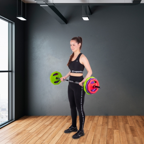 Štanga su svoriais inSPORTline Pumpino