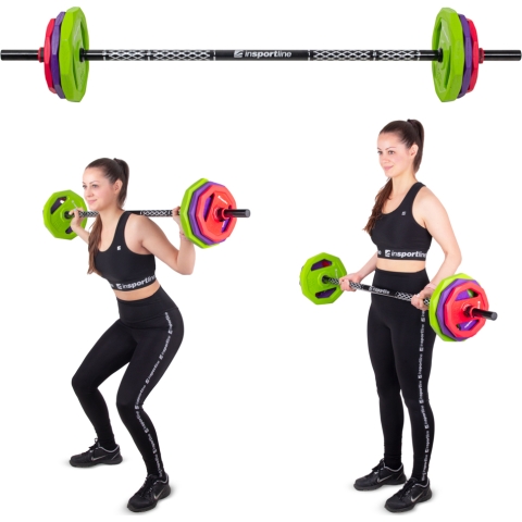 Štanga su svoriais inSPORTline Pumpino