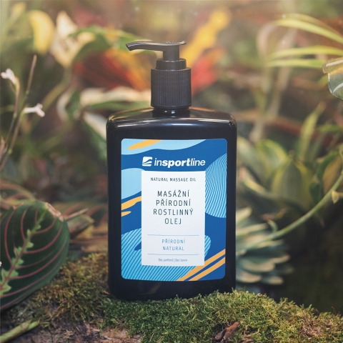 Natūralus augalinis masažo aliejus inSPORTline 500 ml