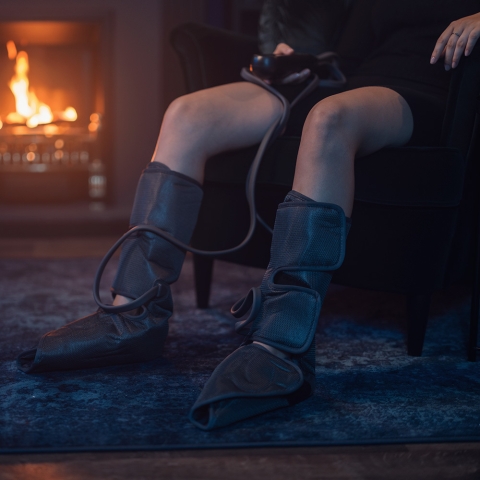 Oro kompresinis kojų masažuoklis inSPORTline Vrandair