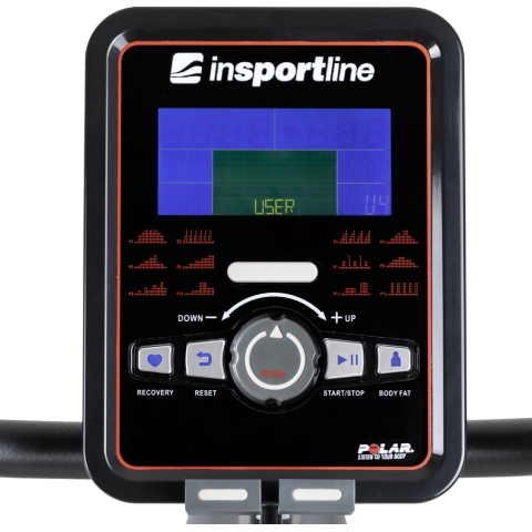 Horizontalus dviratis treniruoklis inSPORTline Omahan RMB (iki 150kg, smagr. 9kg)