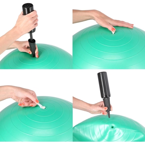 YB01 NAUJAS 65 CM SLYVŲ GIMNASTIKOS KAMUOLYS HMS