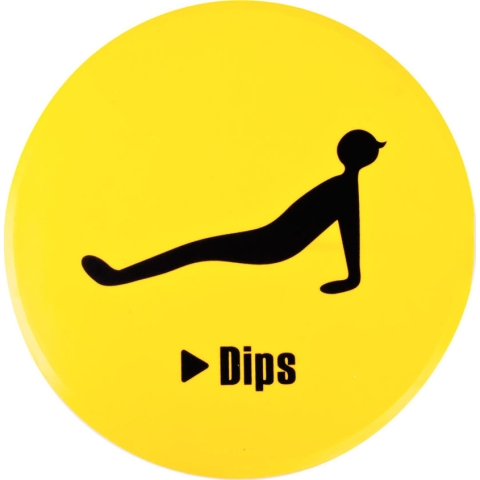 Treniruočių žymekliai-blynai inSPORTline Agily 25cm (10 vnt.)