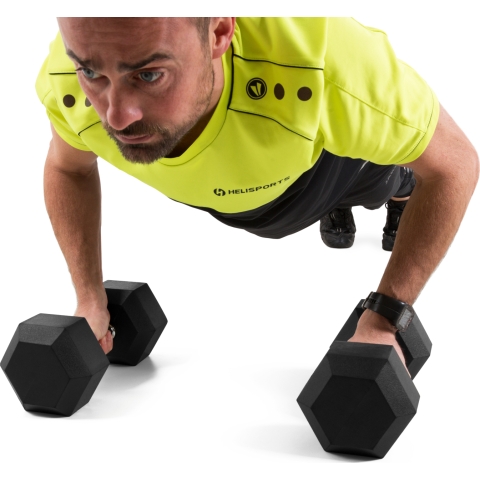 Hastings 1-10 kg šešiakampiai hanteliai