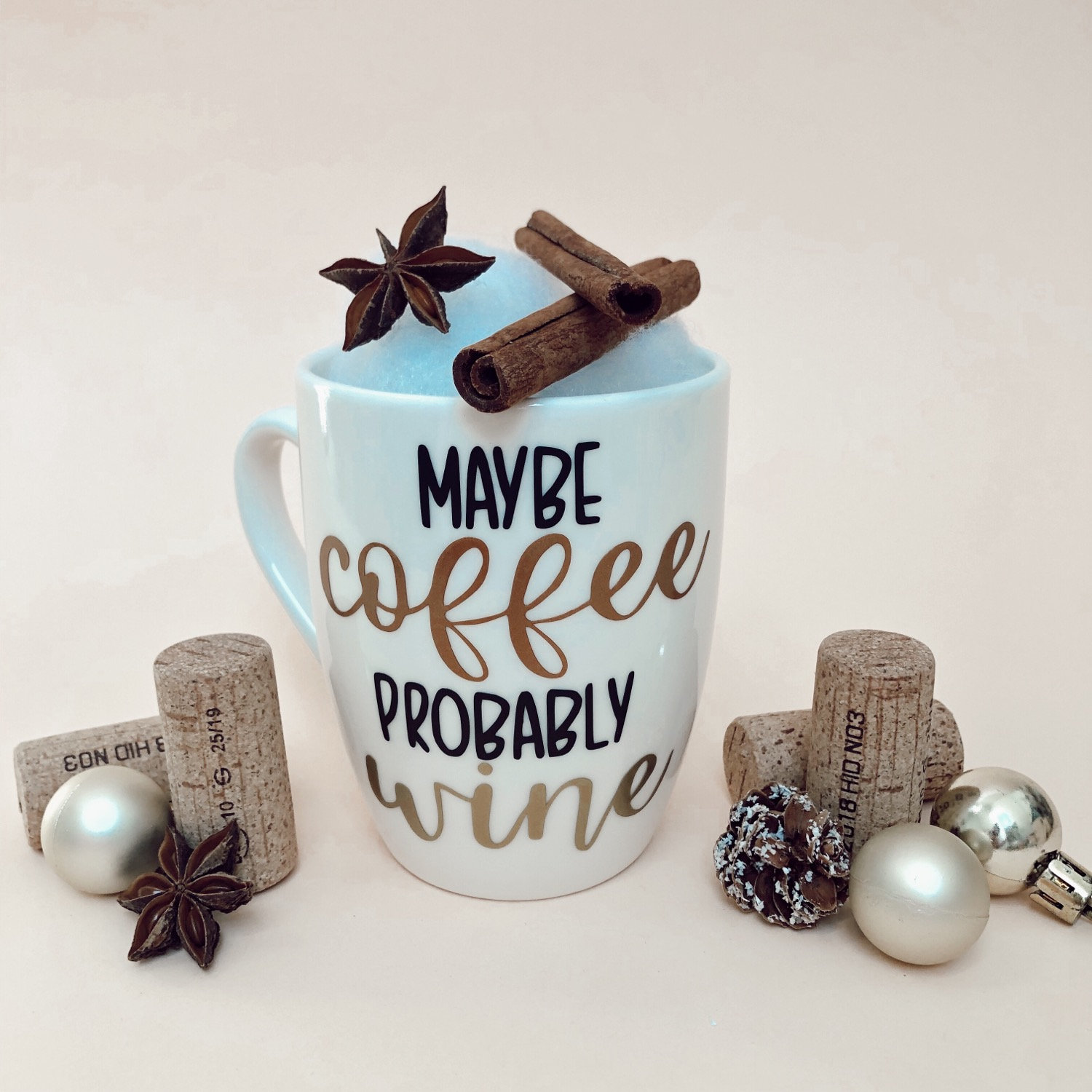 Karácsonyi bögre felirattal