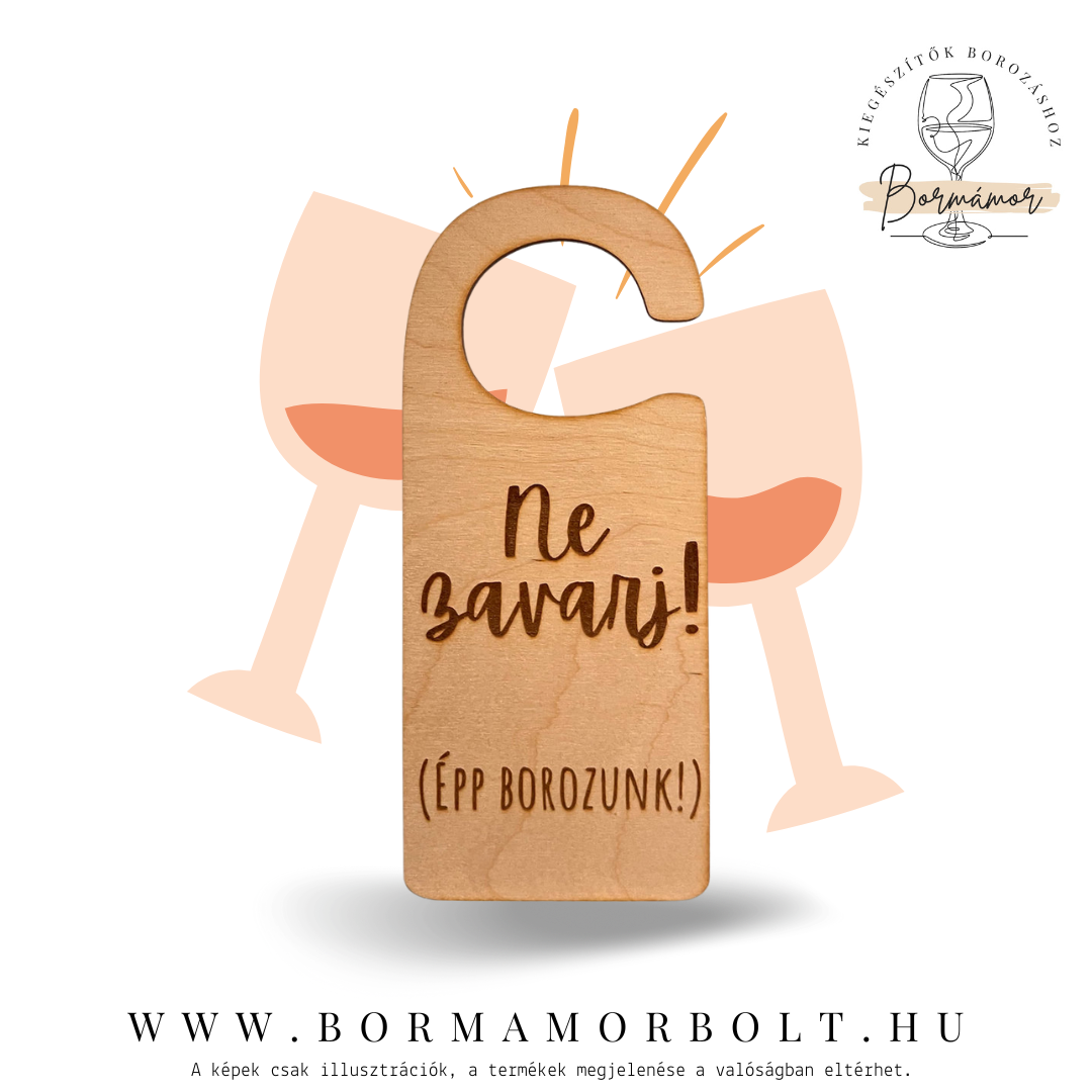 Ne zavarj! ajtódísz