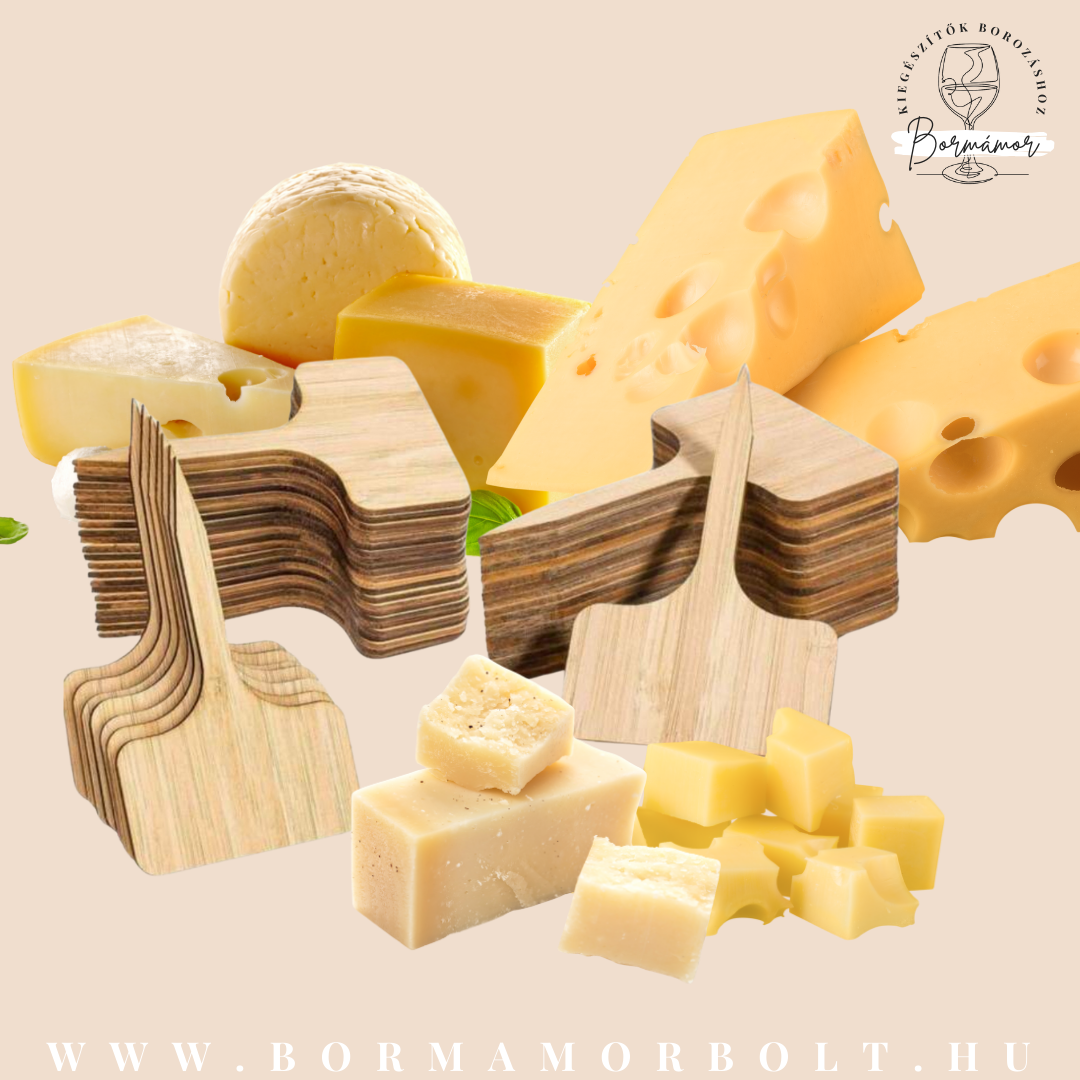 Gravírozott sajt jelölő táblák