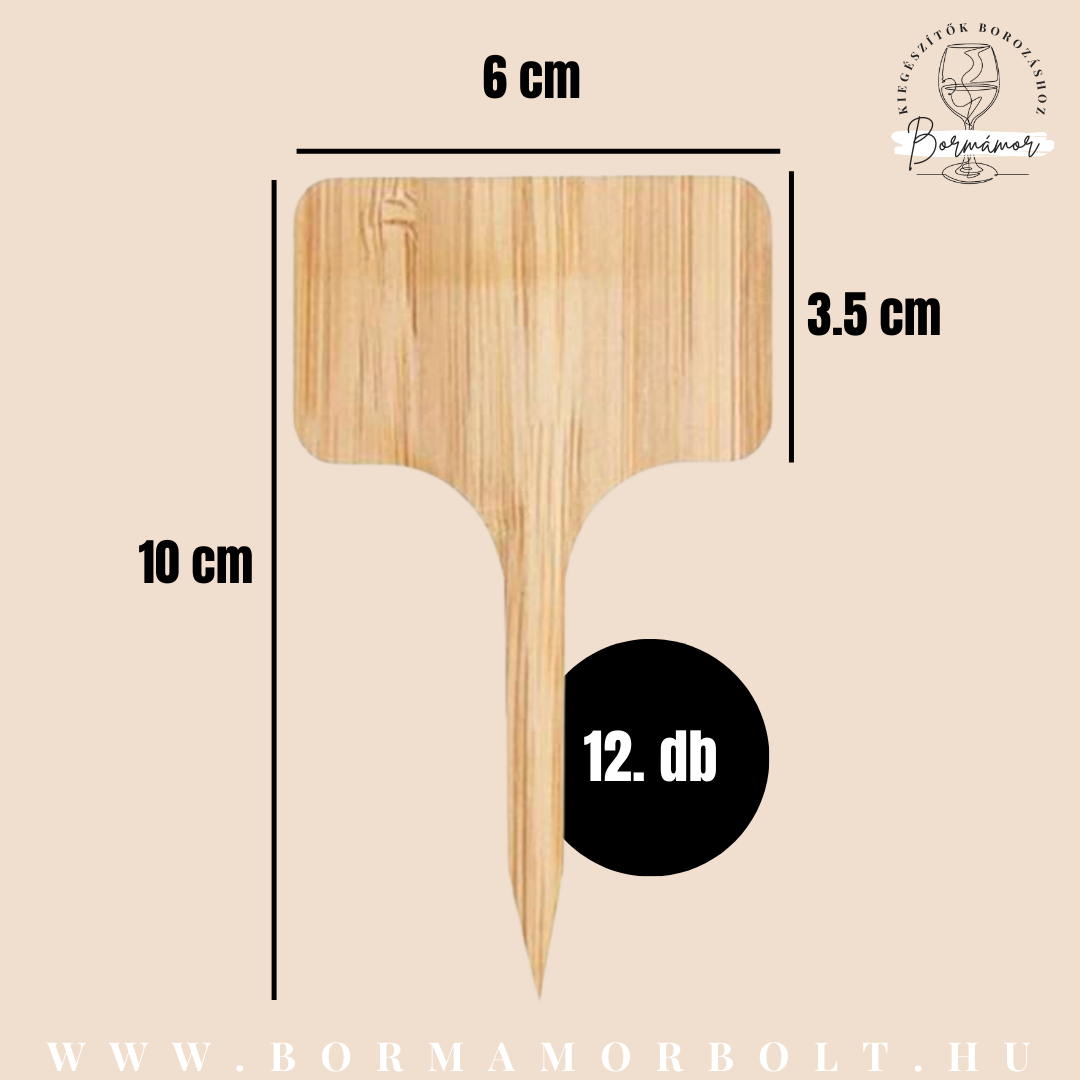 Gravírozott sajt jelölő táblák