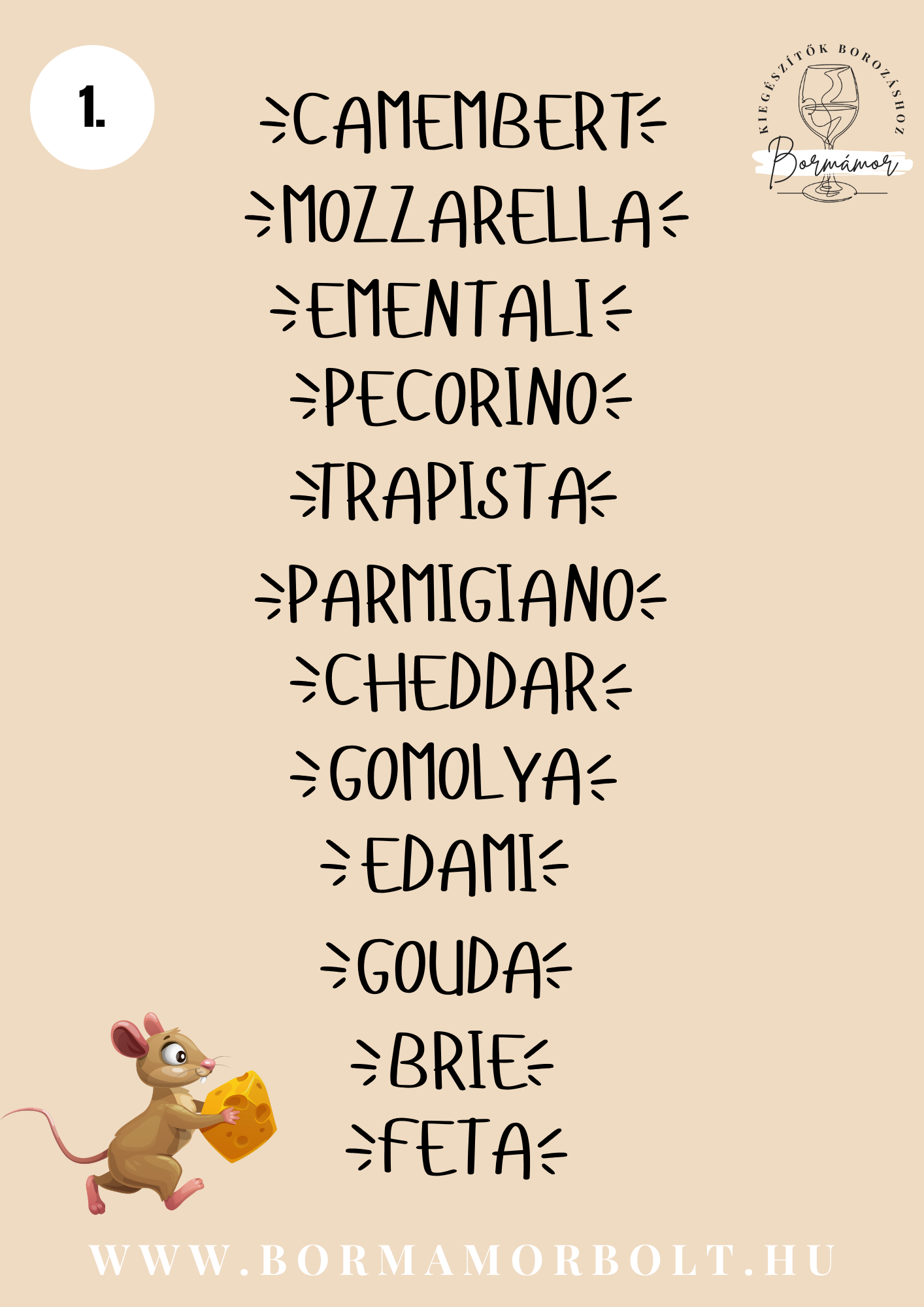 Gravírozott sajt jelölő táblák