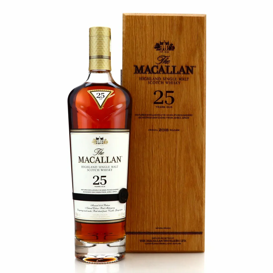 Macallan 25 Year Old Highland Single Malt Scotch Whisky