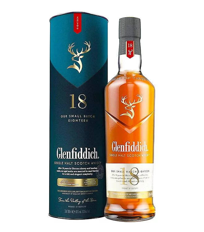 Glenfiddich 18 Year Old Single Malt Scotch Whisky