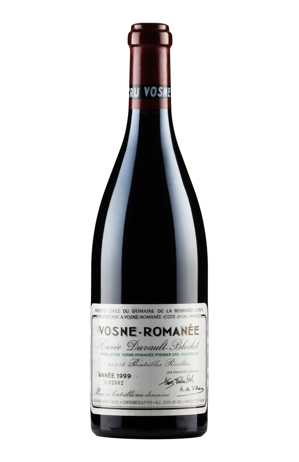 DRC, Cuvee Duvault Blochet 1999 (年產3000支) (BH)91