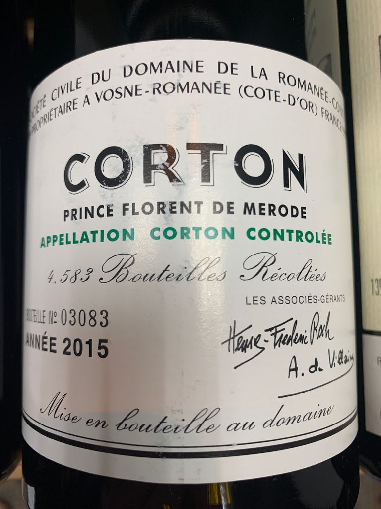 DRC, Corton 2015