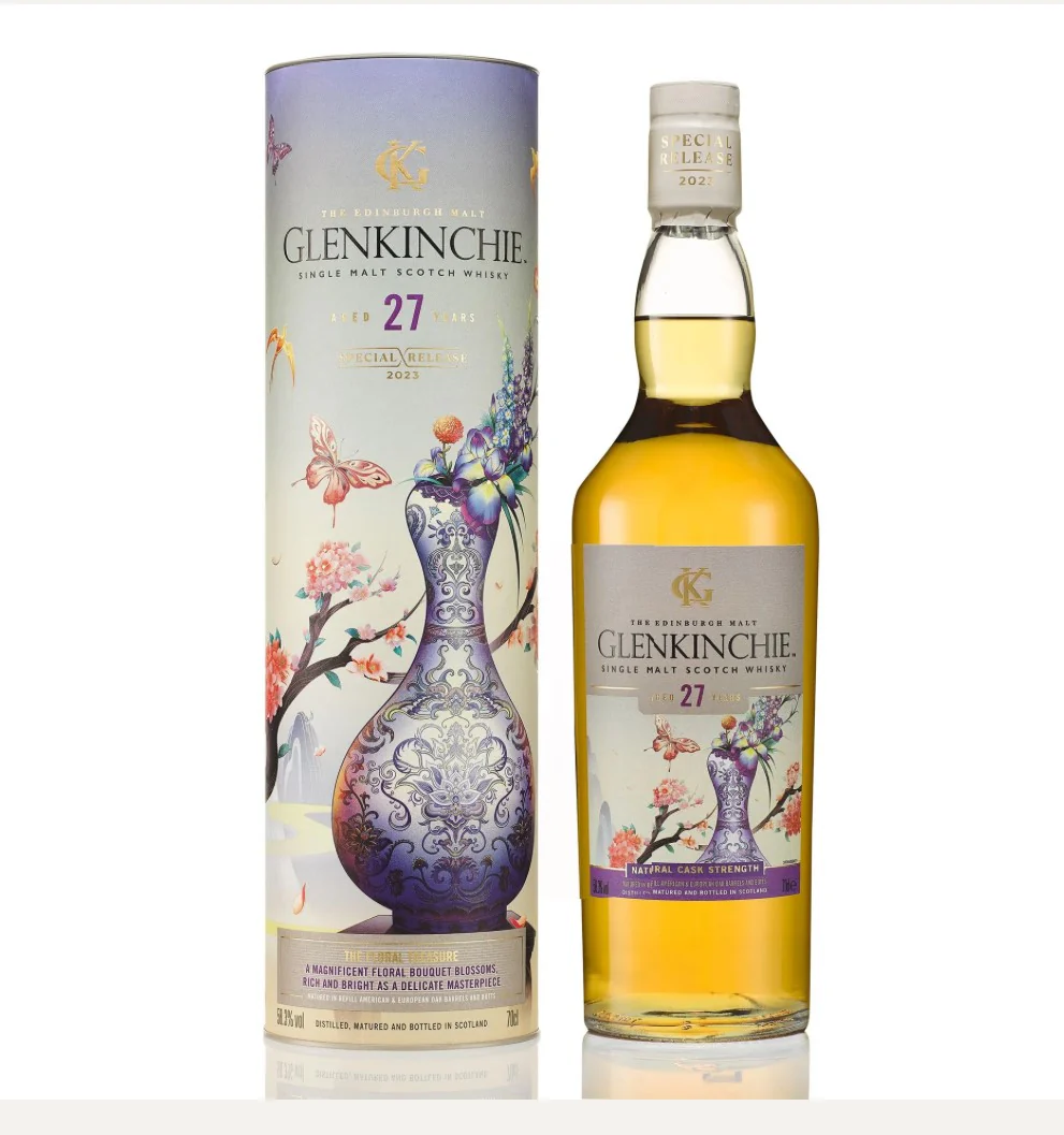GLENKINCHIE " The Flora Treasure" 27 YEAR OLD SPECIAL RELEASE 2023 SINGLE MALT SCOTCH WHISKY