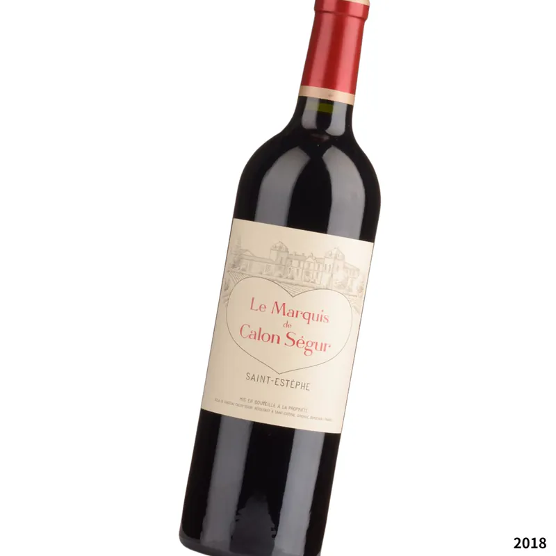 Le Marquis de Calon Segur -Saint Estephe 2018
