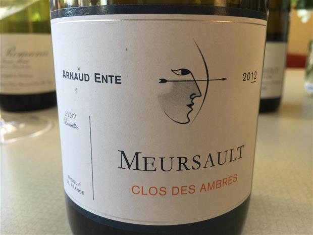 Domaine Arnaud Ente, Meursault, Clos Ambres  2012