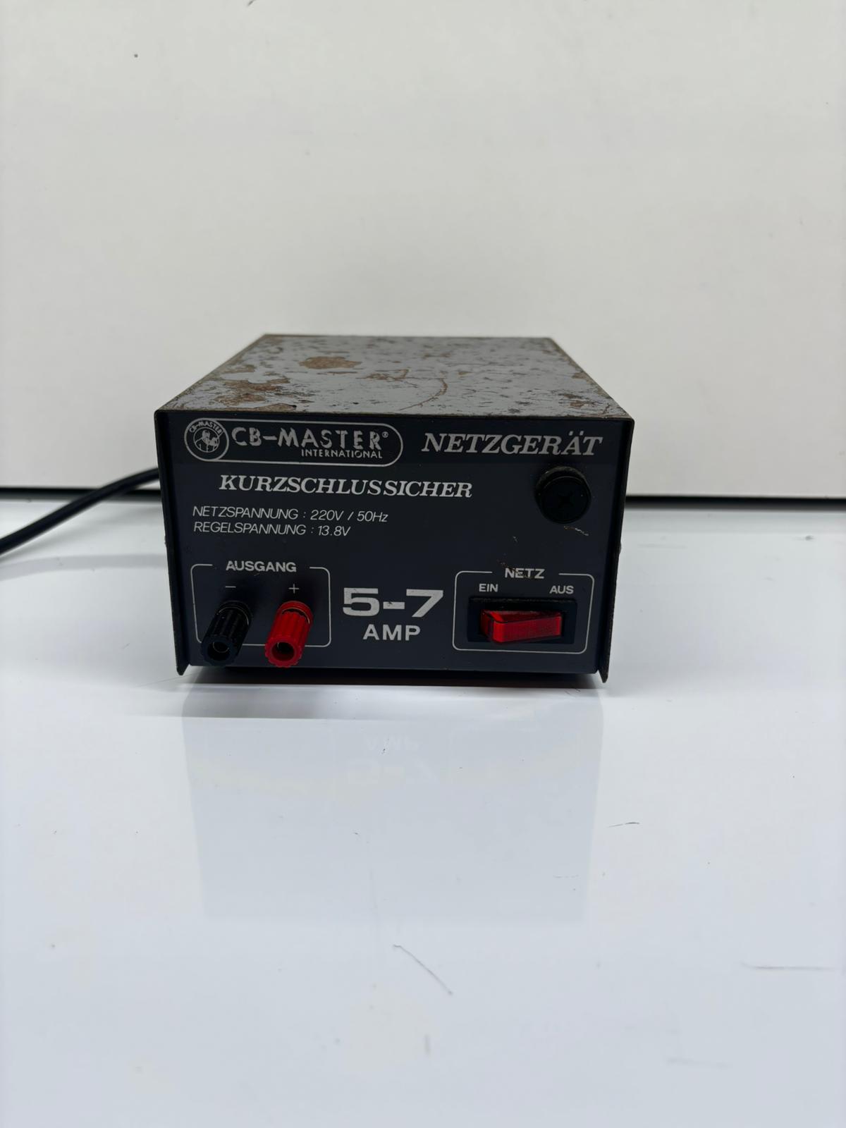 CB-Master Voeding – 13,8 V, 5–7 A