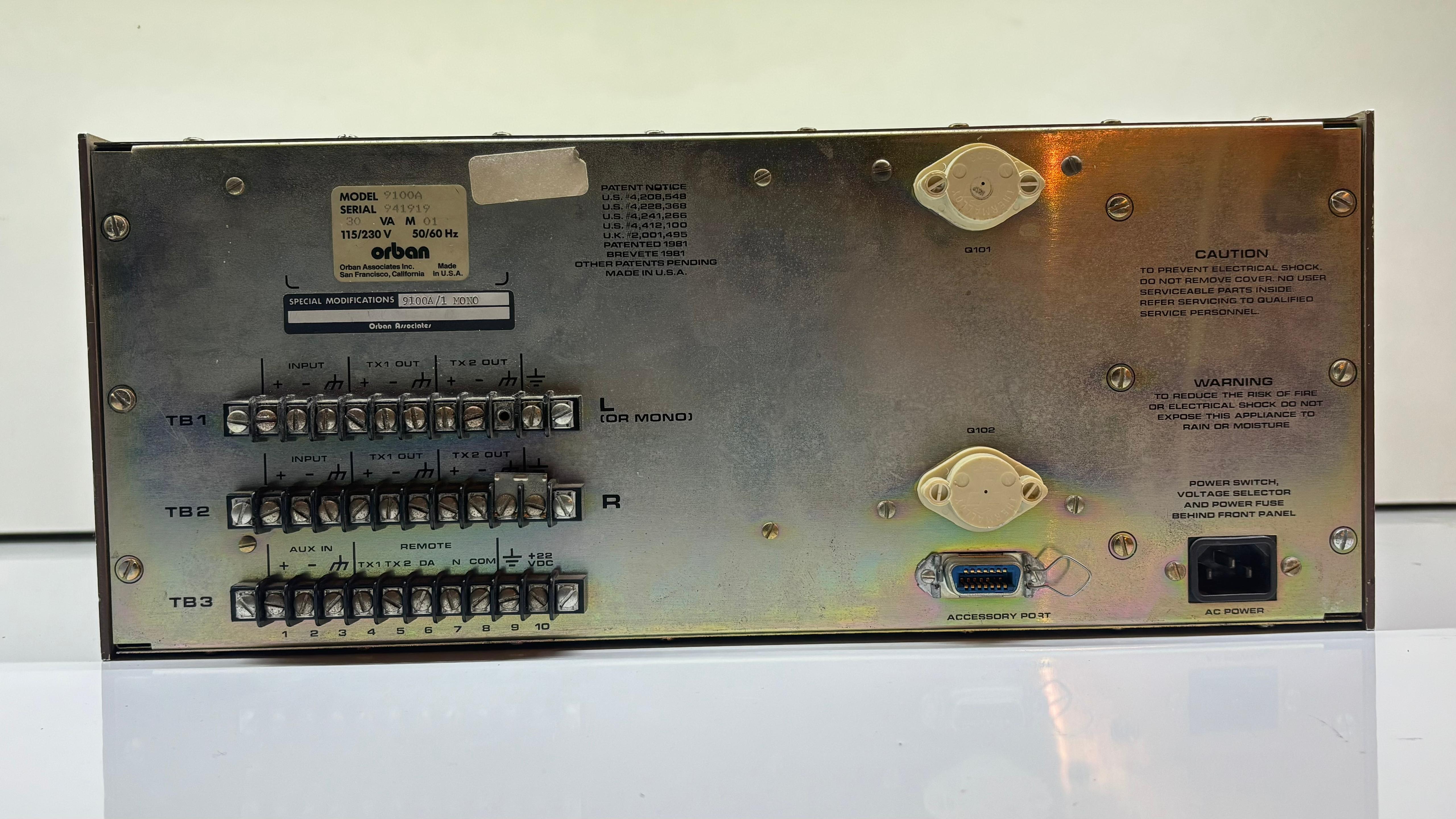 Orban Optimod 9100A AM sound processor