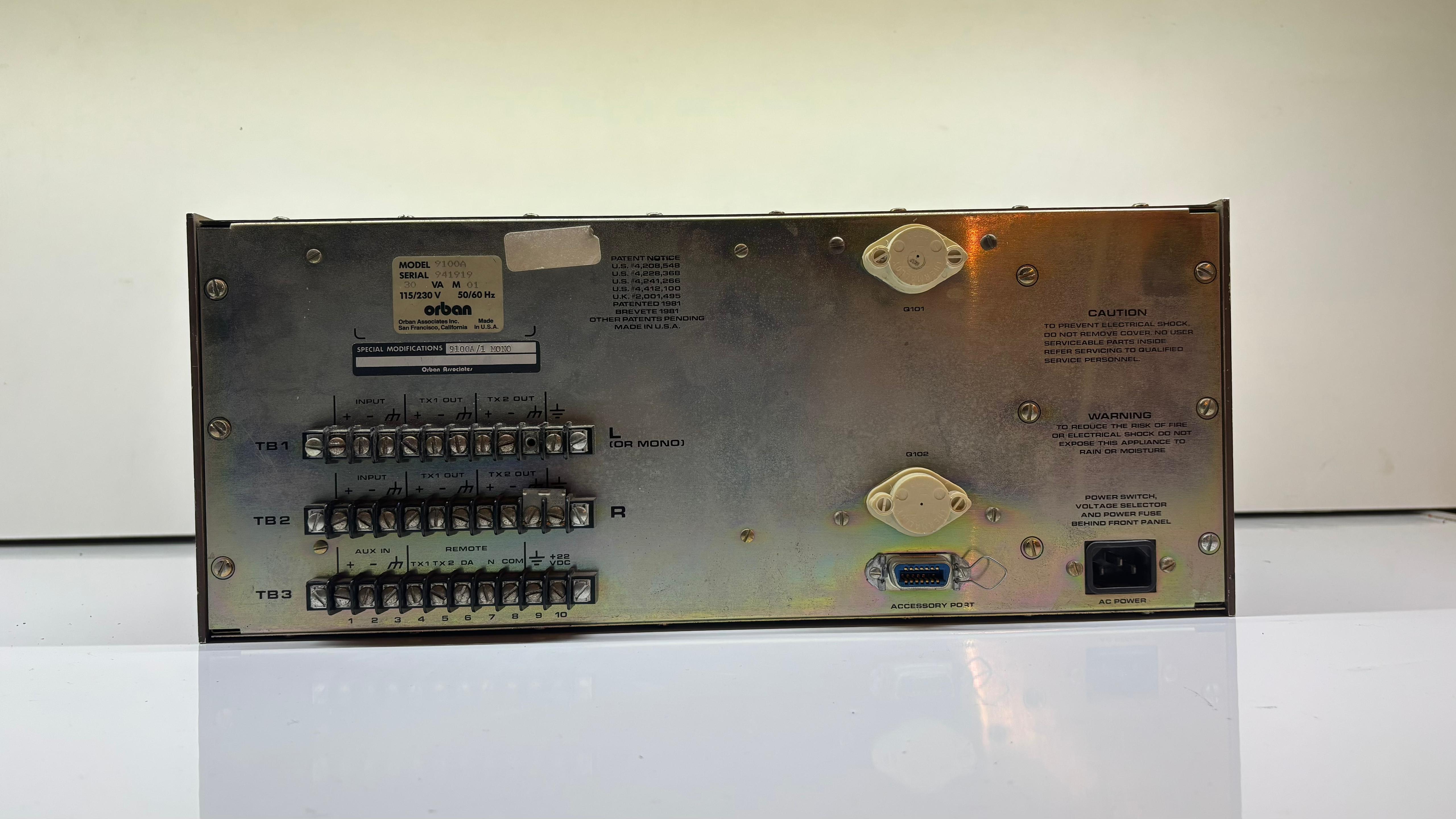 Orban Optimod 9100A AM sound processor