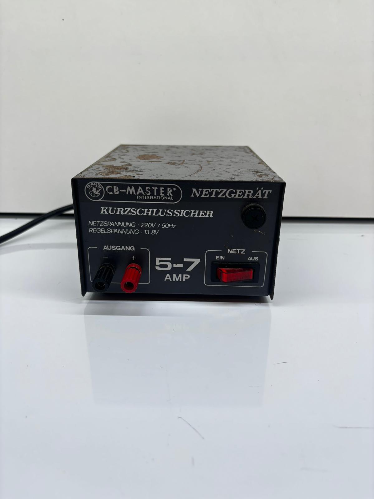 CB-Master Voeding – 13,8 V, 5–7 A