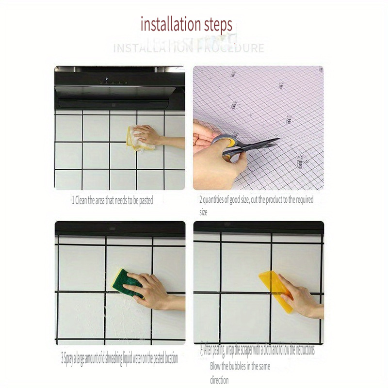 Ultra Thin Transparent Oil Fume Sticker