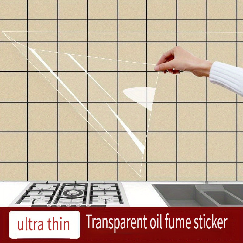 Ultra Thin Transparent Oil Fume Sticker
