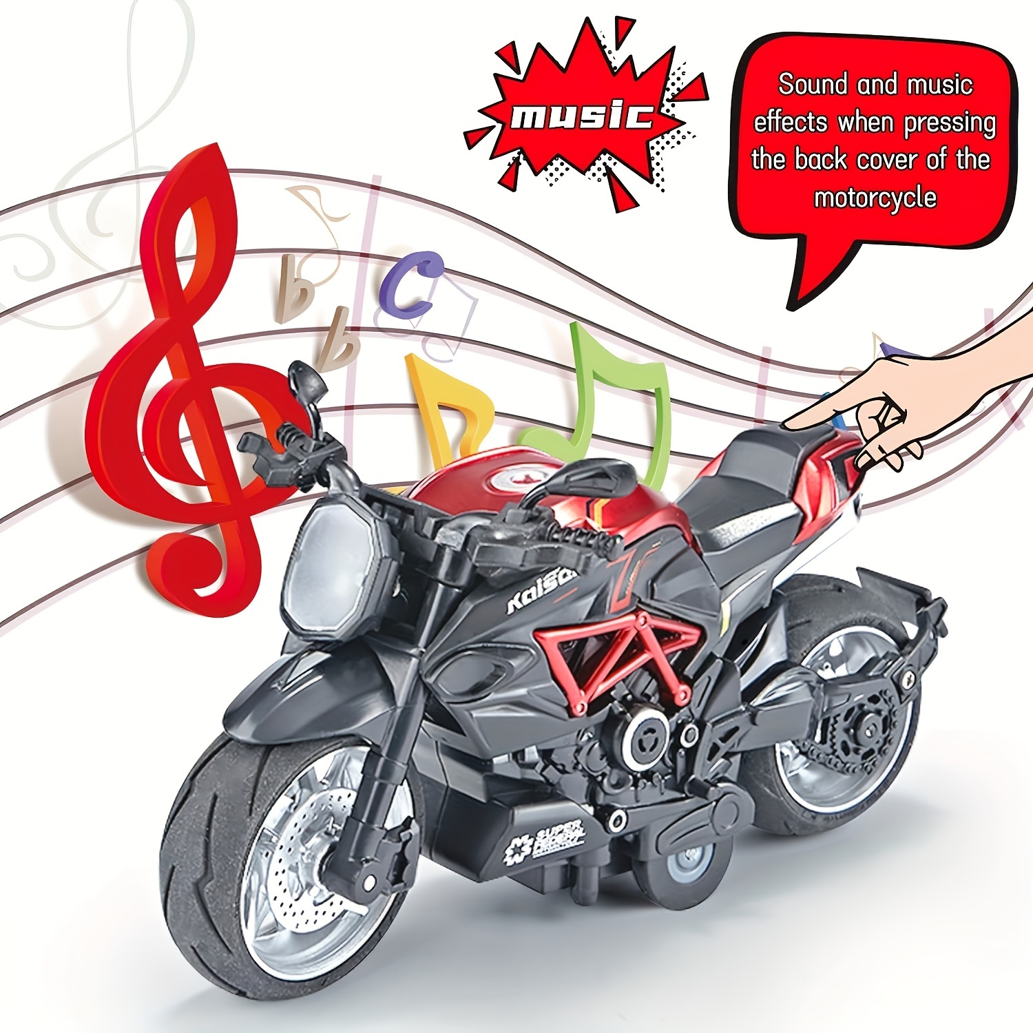 Toy Motorcycle with Sound Effects