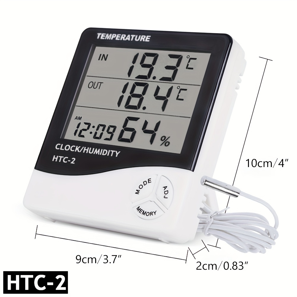 Digital Thermometer Hygrometer HTC-2