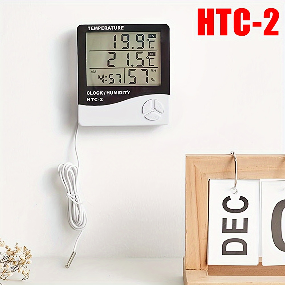 Digital Thermometer Hygrometer HTC-2