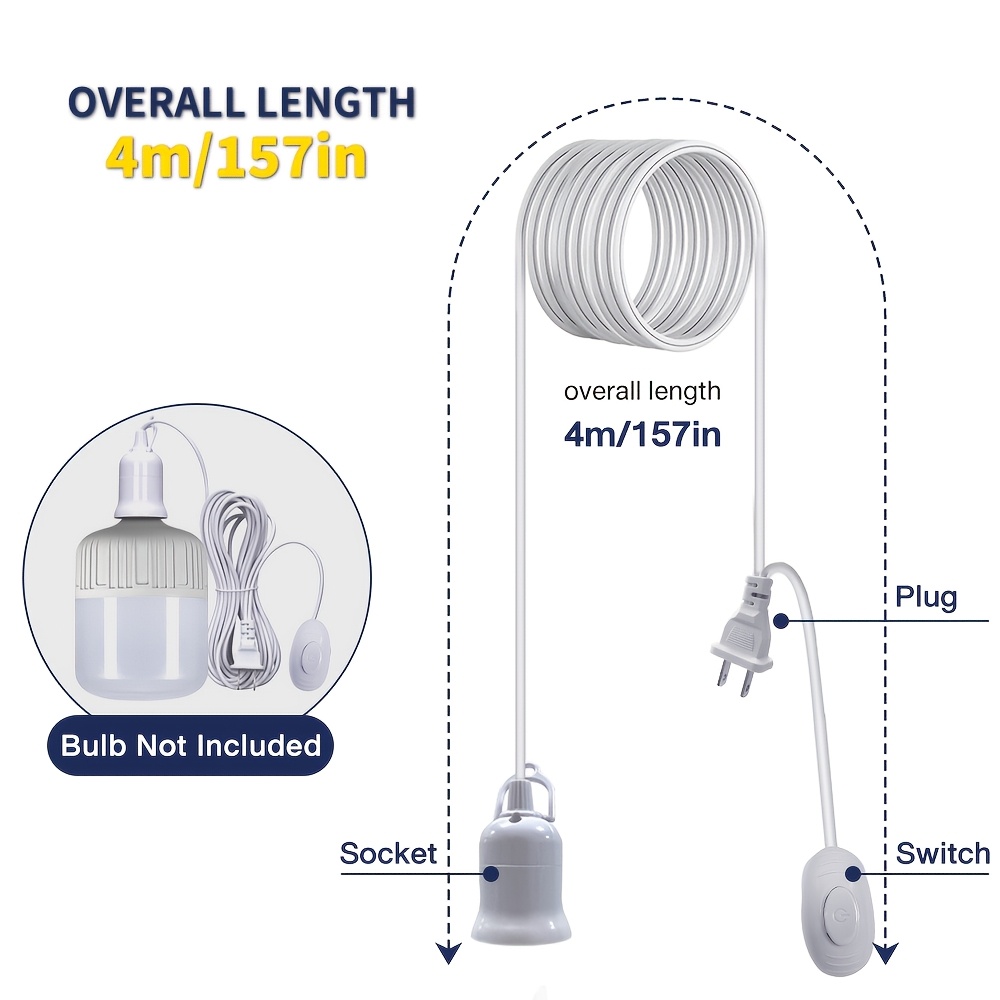 Light Socket with Switch and Plug