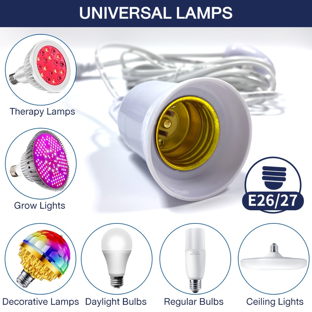 Light Socket with Switch and Plug