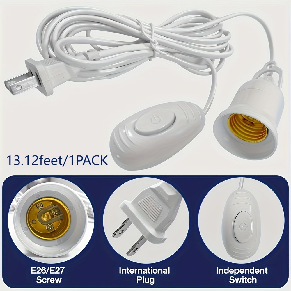 Light Socket with Switch and Plug