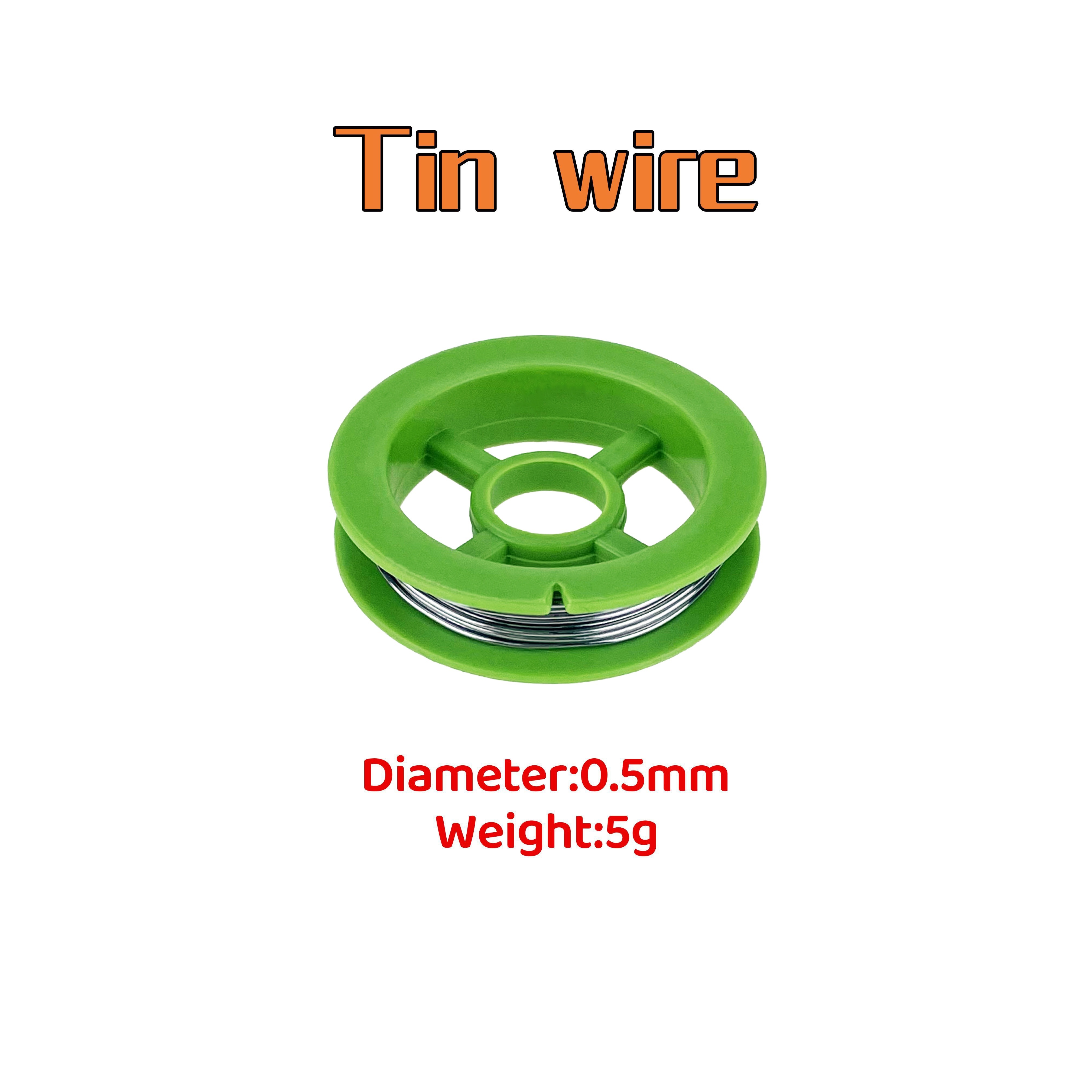 9pcs Adjustable Temperature Electric Soldering Iron Kit – Ceramic Heating Element, 110V US Plug, 5 Interchangeable Tips, Tin Wire & Protective Pad 