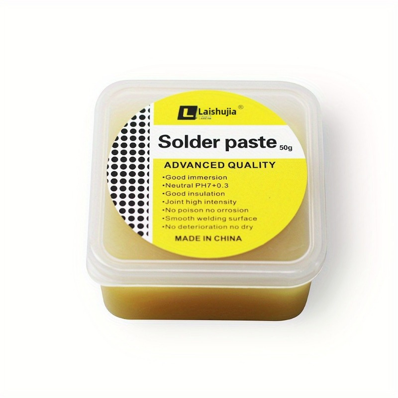 Professional Soldering Paste - 183°C Rosin Flux, Medium Temperature, No-Clean Solder Paste (50g)