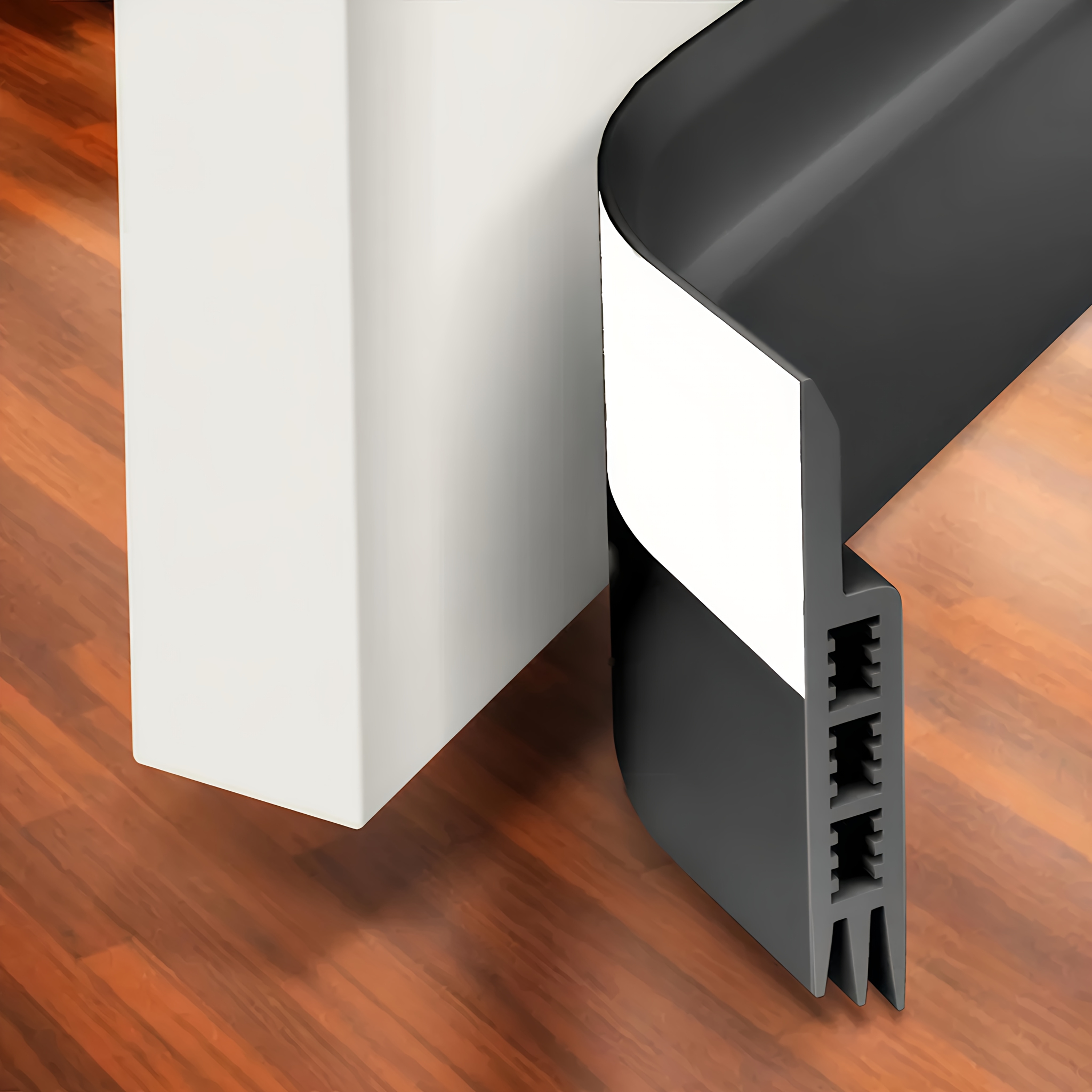 PEHOTO Under Door Draft Stopper – Silicone Weather Stripping Seal for Interior & Exterior Doors, Garage Window Blocker, Noise & Dust