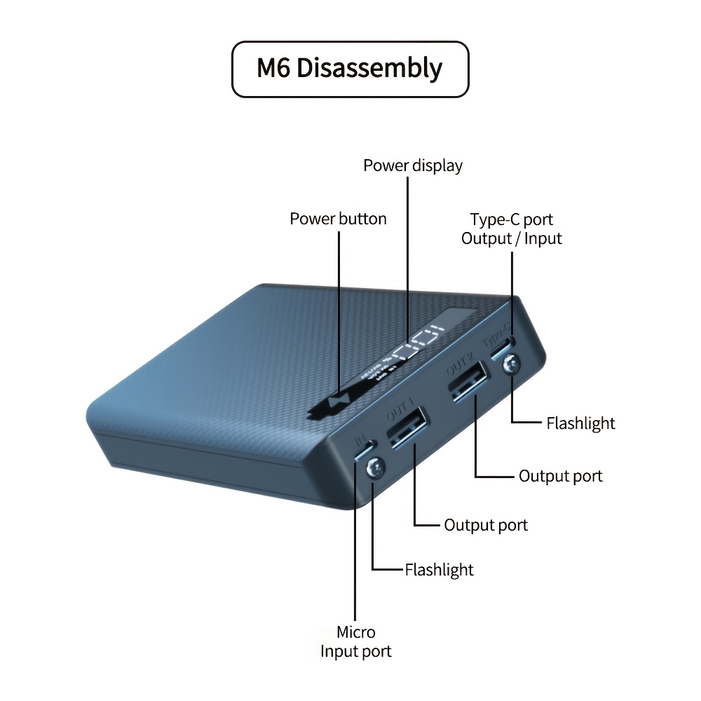 Battery Charging Bank Kit – Removable, Weld-Free DIY Mobile Power Housing Box (Without Battery)