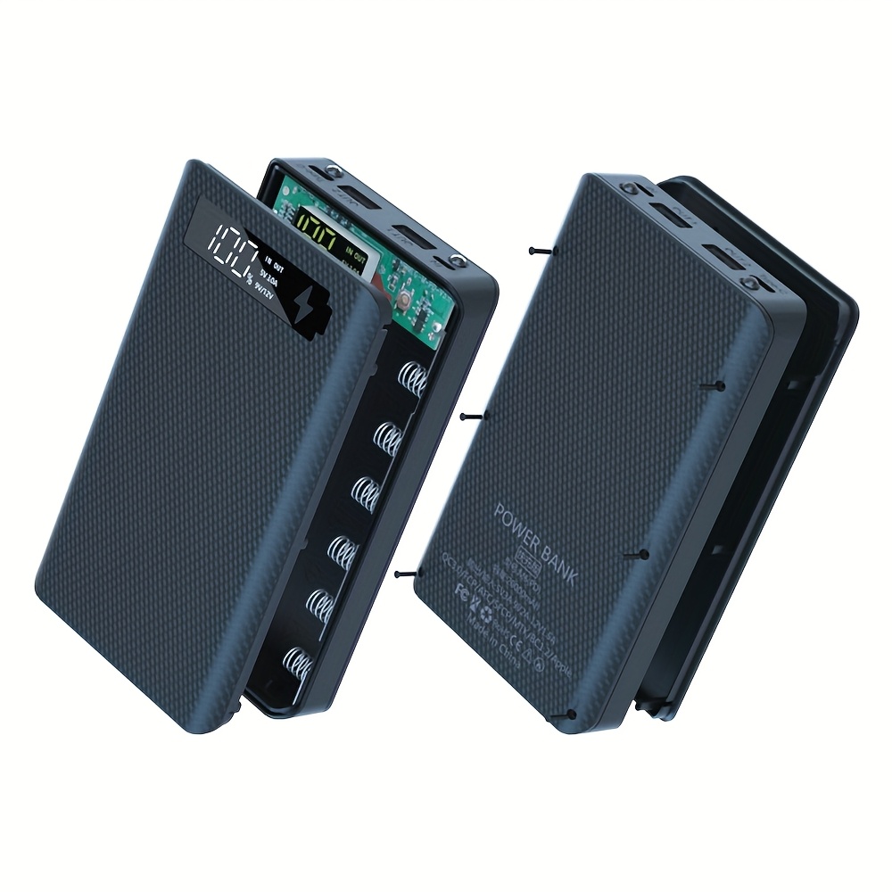 Battery Charging Bank Kit – Removable, Weld-Free DIY Mobile Power Housing Box (Without Battery)