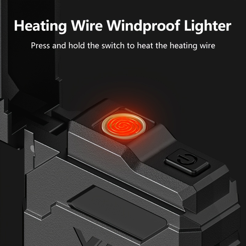 COB Flashlight With Windproof Lighter