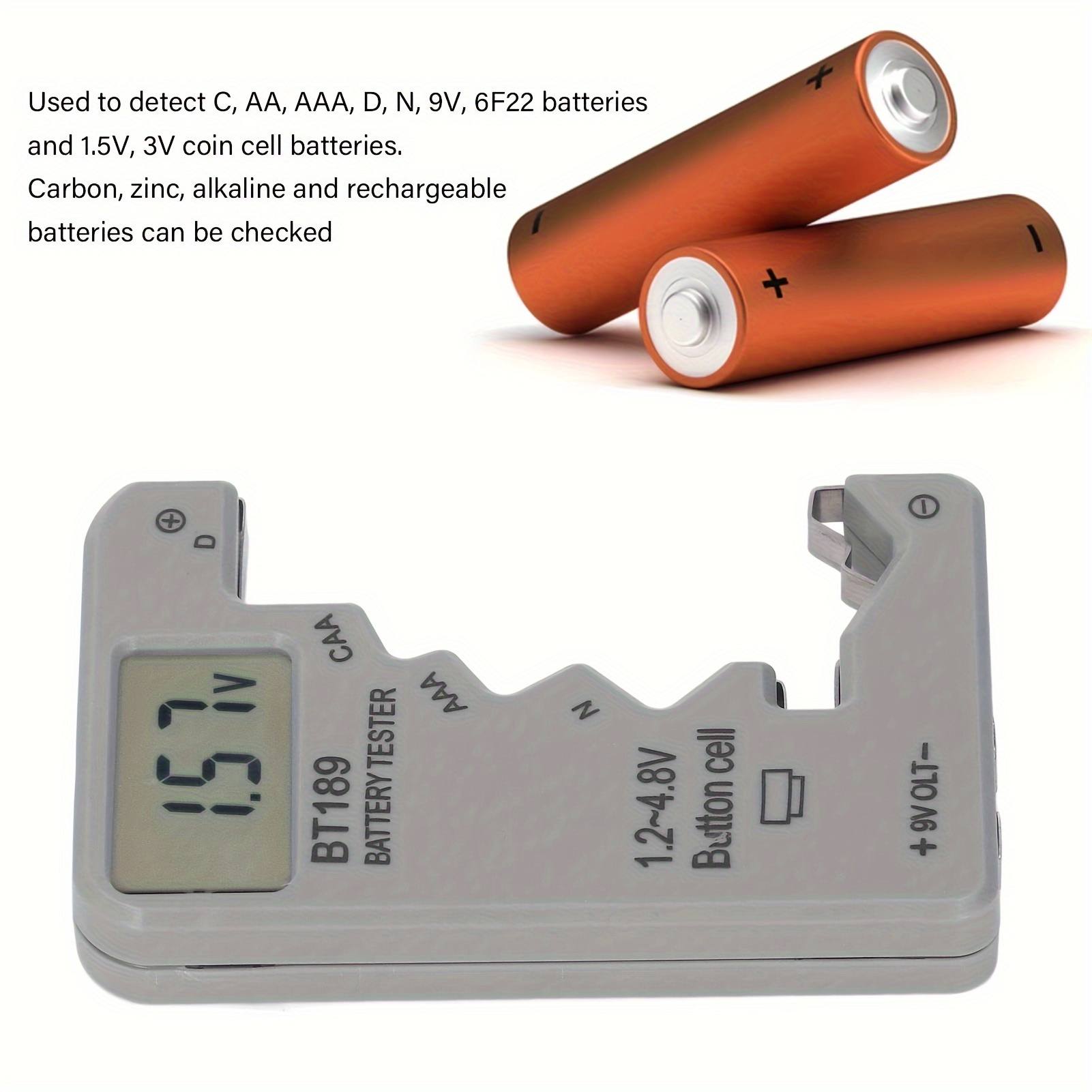 Black Battery Tester