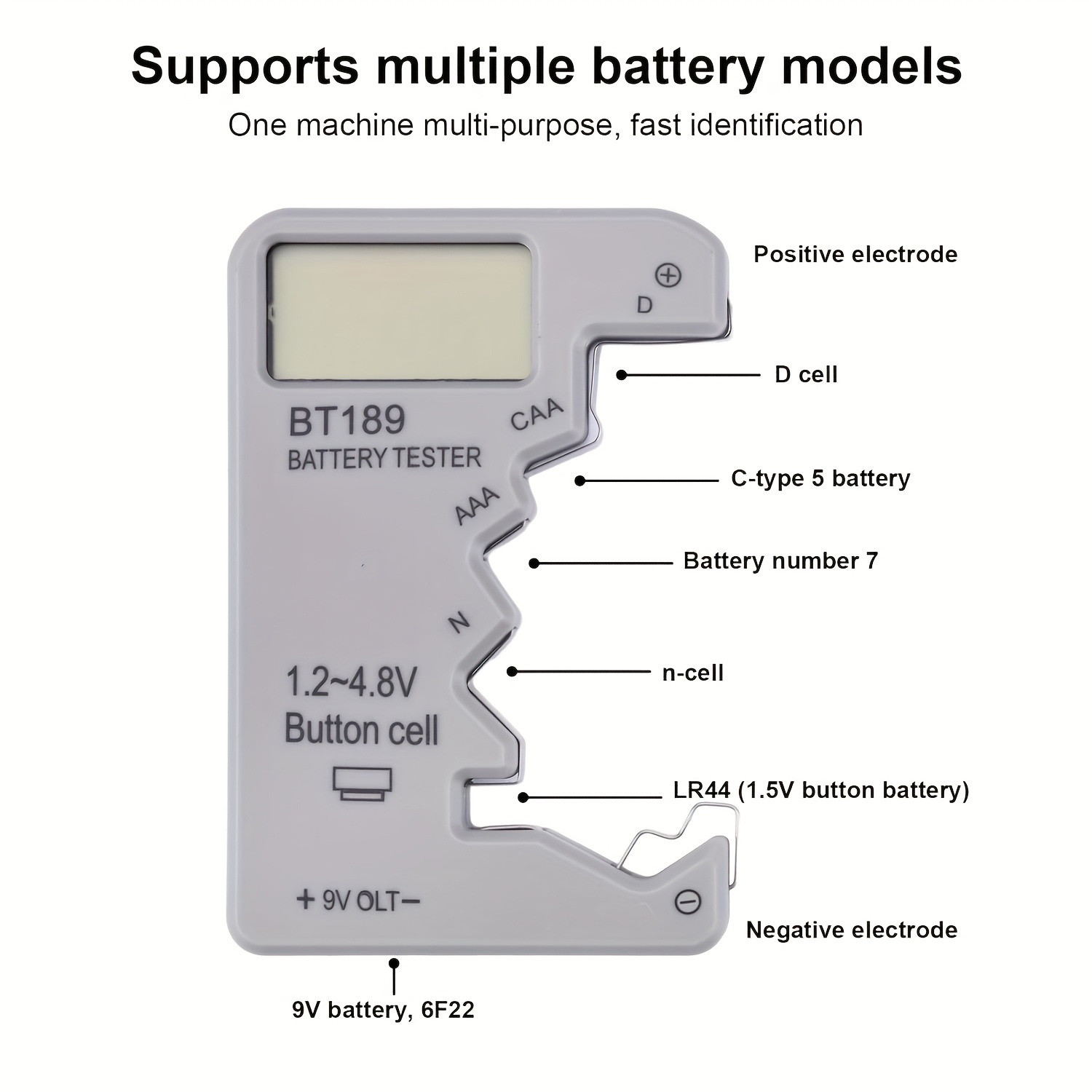 Black Battery Tester