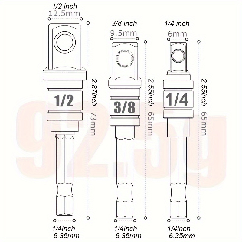 Universal Socket Adapter Set