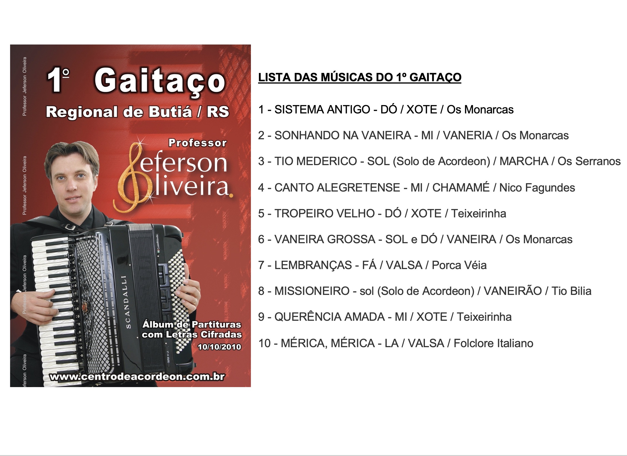 24 Álbuns de partituras para acordeon 