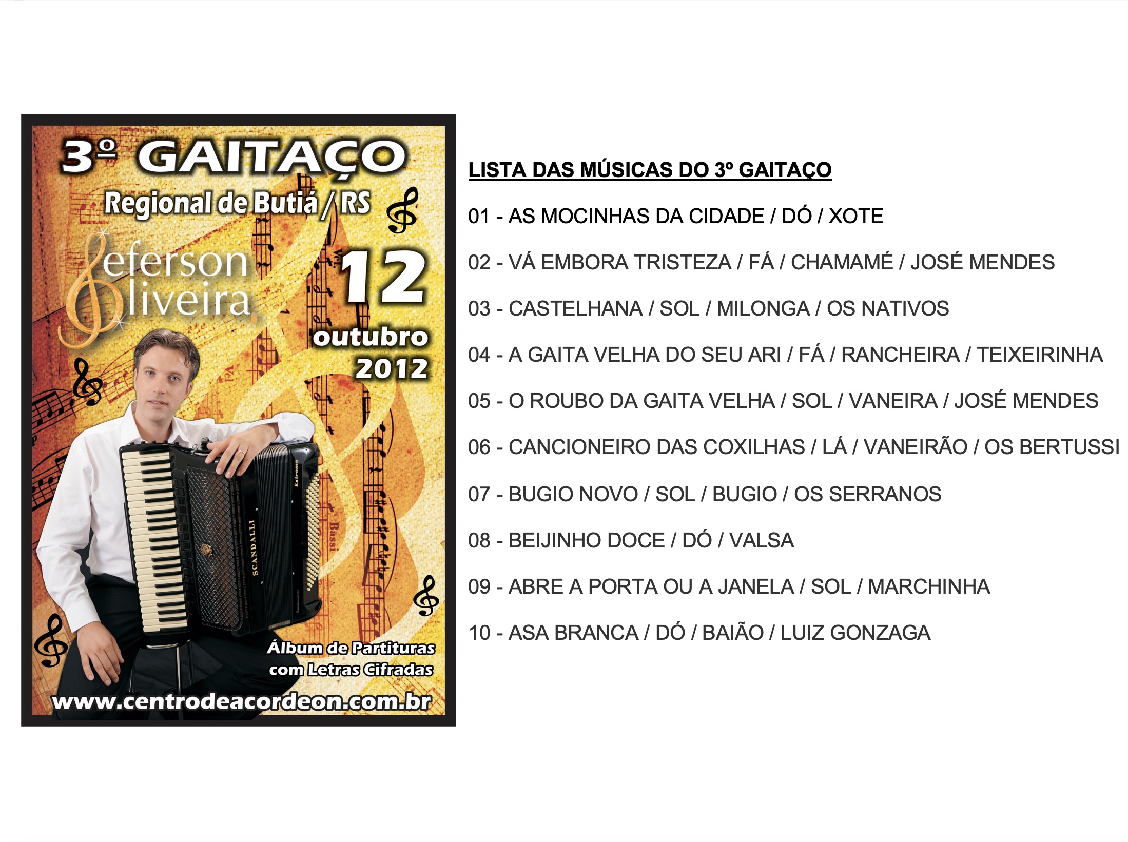 24 Álbuns de partituras para acordeon 