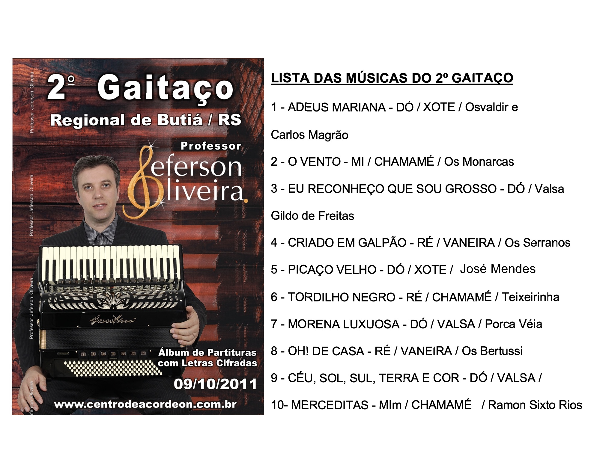 24 Álbuns de partituras para acordeon 